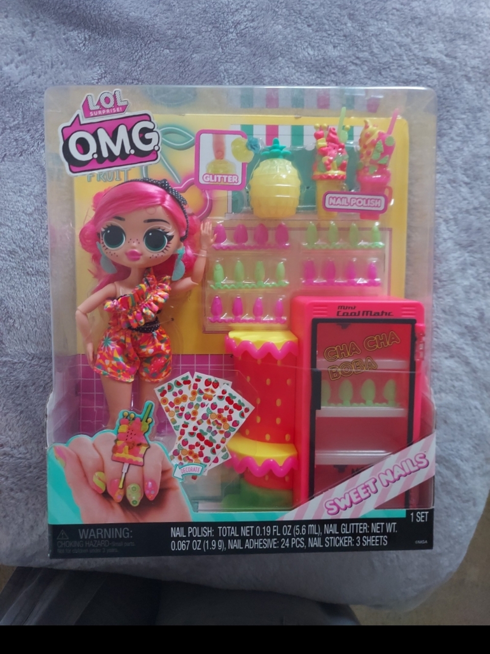 L.O.L. Surprise! Sweet Nails Playset - Pink, Yellow, Green
